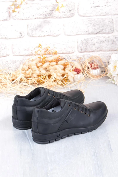 Mehmet Mete 3330 Grezör Rahat Kauçuk Taban Orijinal Hakiki Deri Erkek Ayakkabı - Resim 5