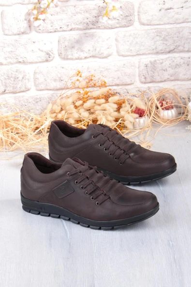 Mehmet Mete 3330 Grezör Rahat Kauçuk Taban Orijinal Hakiki Deri Erkek Ayakkabı - Resim 7