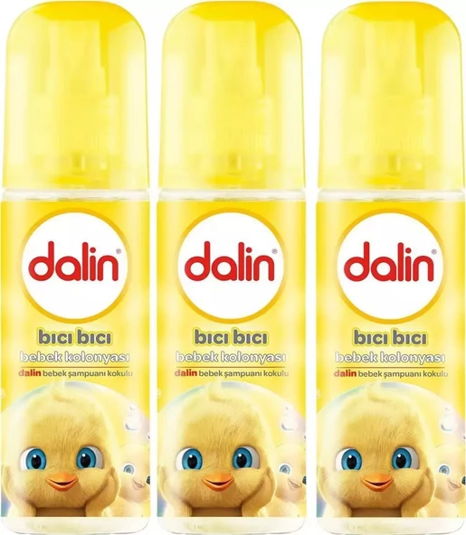 Dalin Bıcı Bıcı Bebek Kolonyası 100 ml 3 Adet