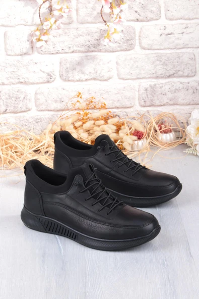 Mehmet Mete 8351 Rahat Kauçuk Taban Orijinal Hakiki Deri Erkek Ayakkabı