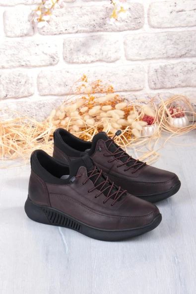 Mehmet Mete 8351 Rahat Kauçuk Taban Orijinal Hakiki Deri Erkek Ayakkabı - 8