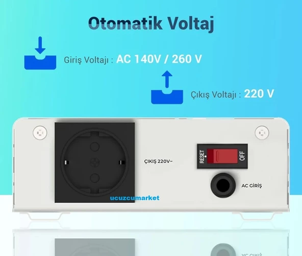 OTOMATİK VOLTAJ SABİTLEYİCİ REGÜLATÖR - 4