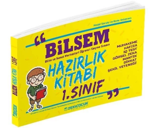 1. Sınıf Bilsem Hazırlık Kitabı Zeki Çocuk