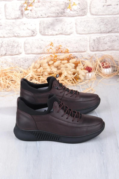 Mehmet Mete 8351 Rahat Kauçuk Taban Orijinal Hakiki Deri Erkek Ayakkabı - 9