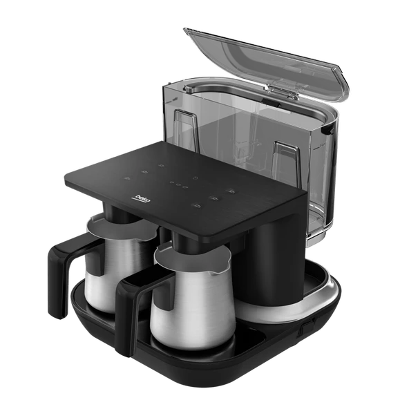 Beko TKM 8961 S Keyf Siyah Çelik İkili Türk Kahve Makinesi - 3