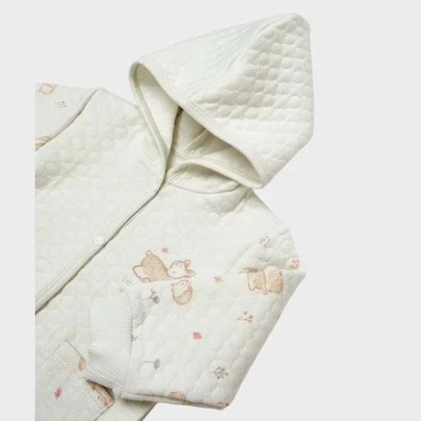 Bibaby Little Deer Bebek Hırka 61513 Mint - 3