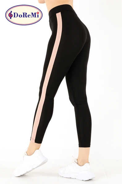 DoReMi Active Sportive Kalın Çizgili Tayt-866 - Resim 11