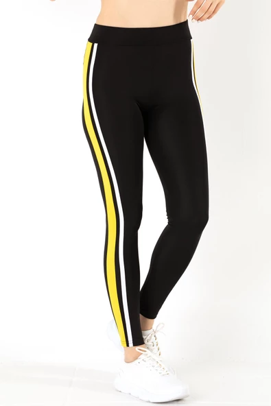 DoReMi Active Sportive Çift Çizgili Tayt-876 - 2