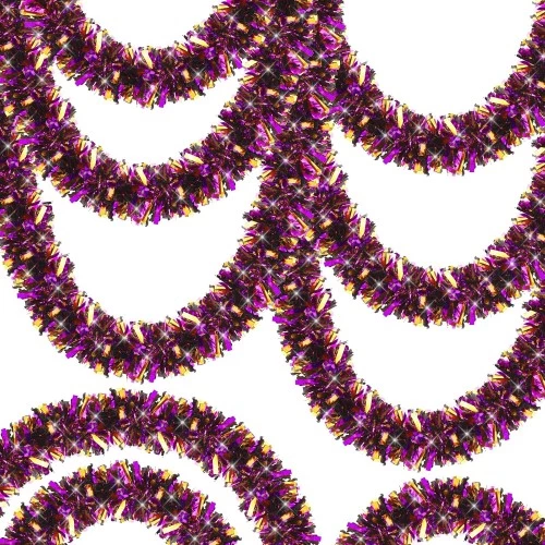 Mor Turuncu Çift Renk Sim Süs 180 cm ürün görseli 1