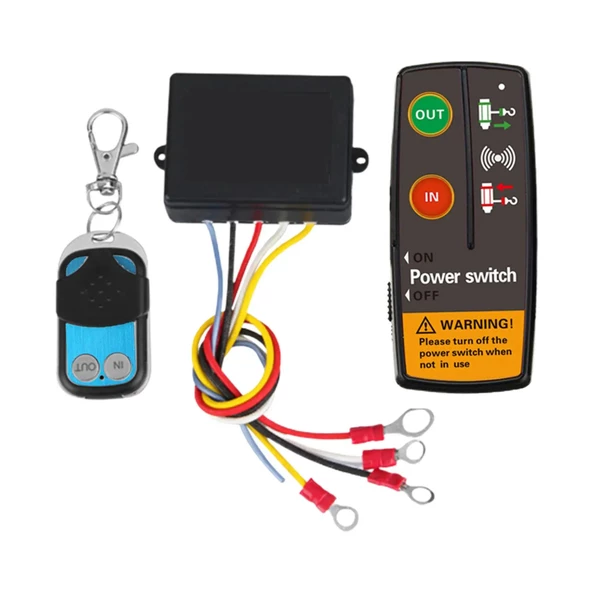 12 VOLT VİNÇ UZAKTAN KUMANDA SETİ ( 2 KUMANDALI )