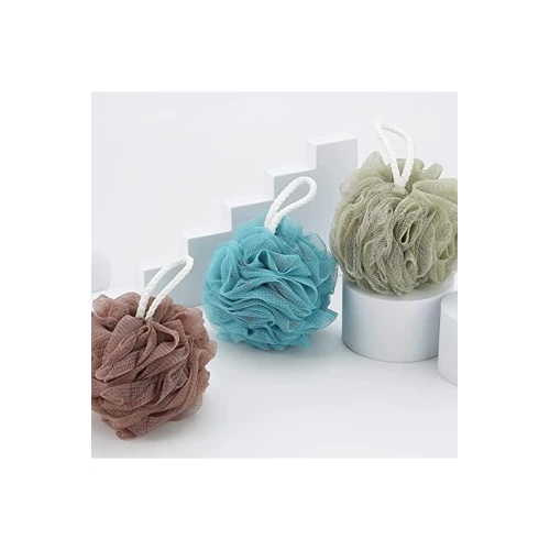 Banyo Lifi Yumuşak Top Lif Naturel Ponpon Banyo Lifi 35 Gr Yumuşak Banyo Lifi - 3