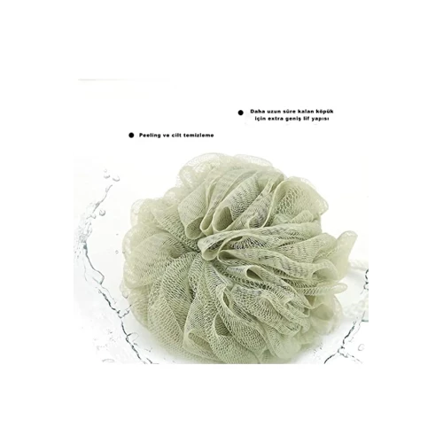 Banyo Lifi Yumuşak Top Lif Naturel Ponpon Banyo Lifi 35 Gr Yumuşak Banyo Lifi - 2