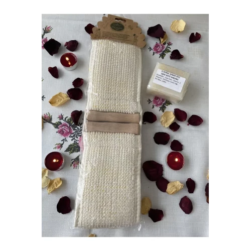 Uzun Sırt Kabak Lifi Ve Eşek Sütlü Doğal Sabun Lifli - 3