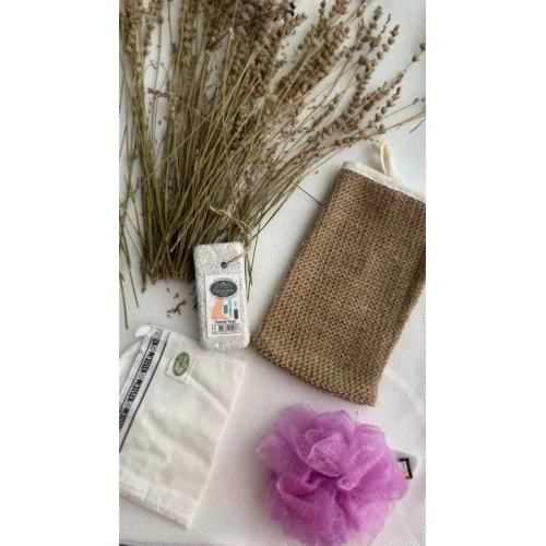 Doğal 4'Lü Banyo Hamam Seti - 4