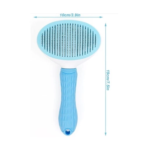 Otomatik Temizlenen Evcil Hayvan Tarağı Mavi - 2