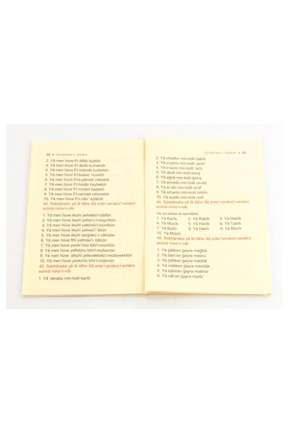 Türkçe Okunuşuyla Cevşenül Kebir - Resim 3