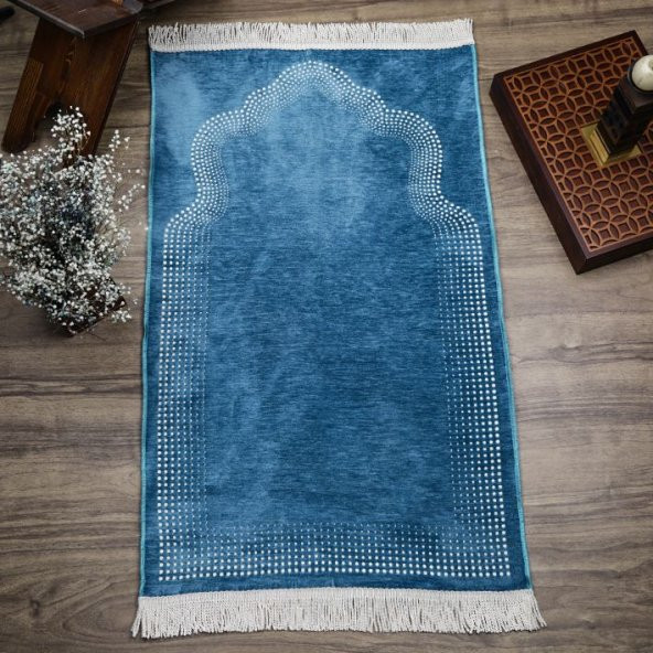 Seccade Zümra Turkuaz 65x115 cm - 430 gr - 1