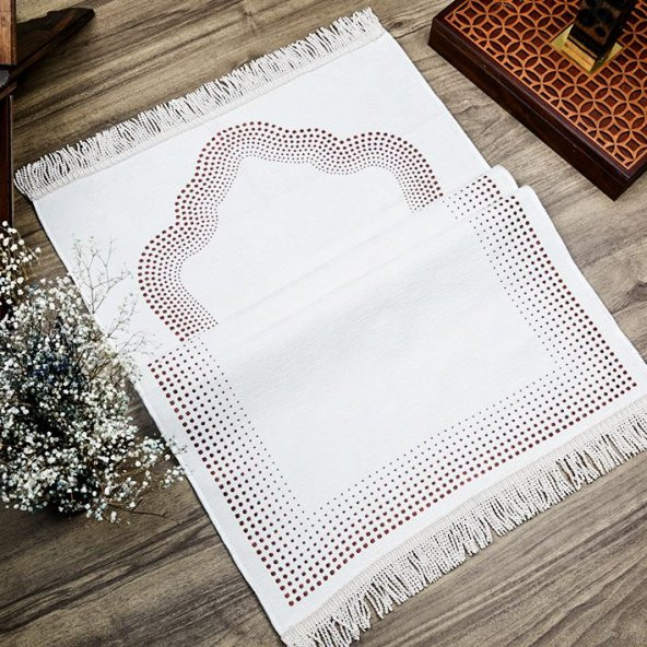 Seccade Zümra Krem  65x115 cm - 430 gr - 3