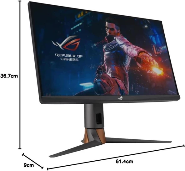 Asus ROG Swift PG27AQN 27" 1 ms 2K Pivot IPS 360 Hz Oyuncu Monitörü Outlet - 2