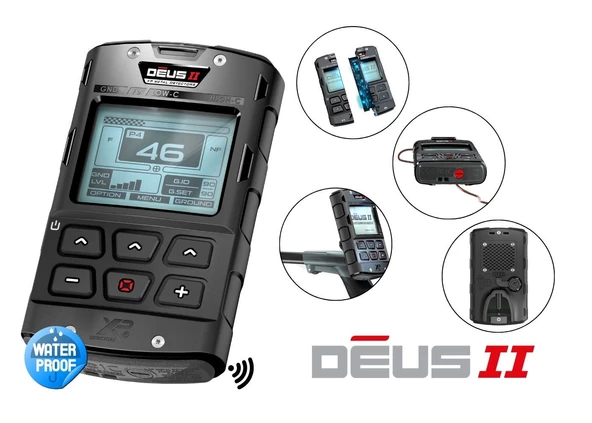 XP DEUS 2 Metal Dedektör - Ana Kontrol Ünitesi ve 34x28cm FMF Başlık İle - 3