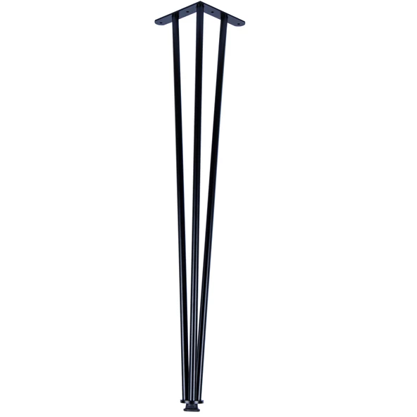 4 Adet Çeşme Metal Ahşap ve Kütük Sehpa Ayağı 60 cm