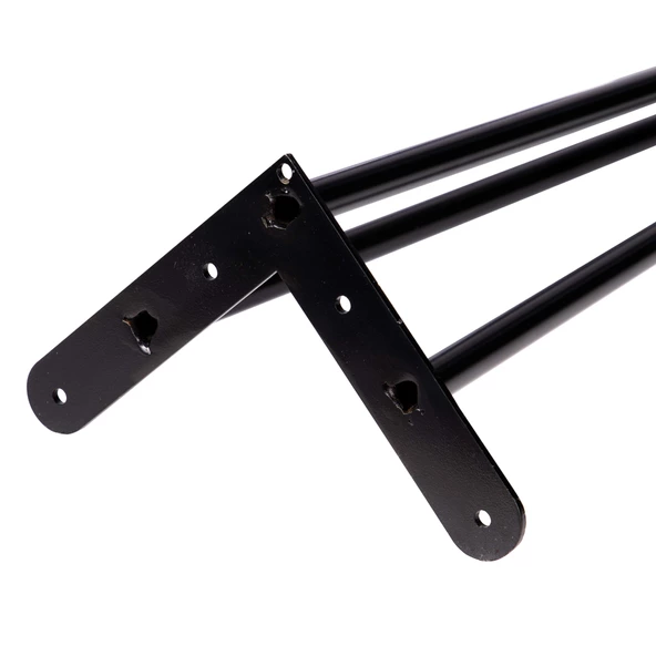 4 Adet Çeşme Metal Ahşap ve Kütük Sehpa Ayağı 60 cm - 3