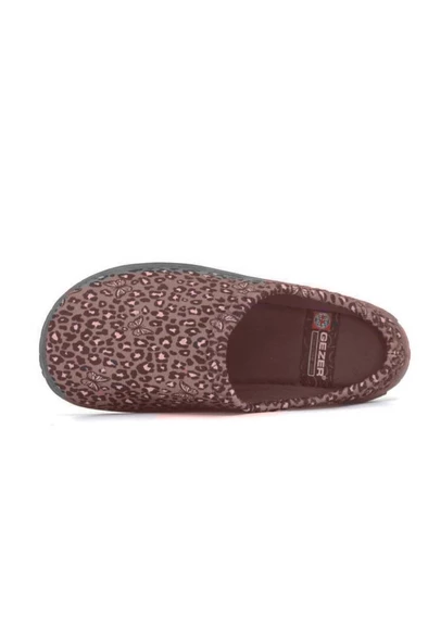 Gezer 15870-24 Leopar Desenli Kadın Ev Terlik - 2
