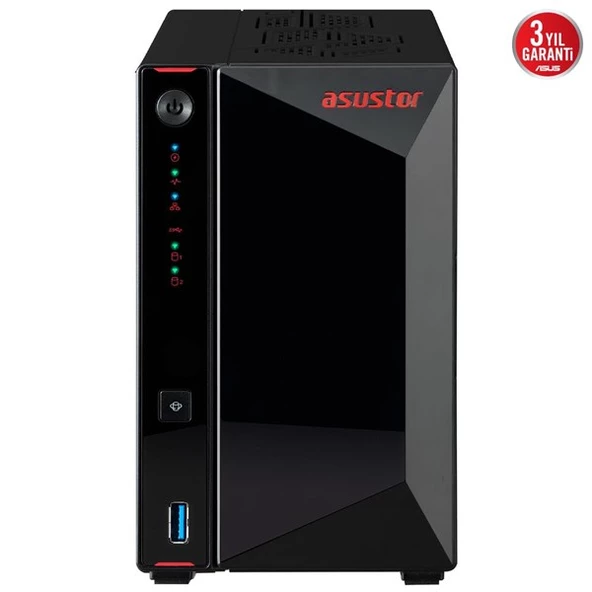 ASUSTOR AS5402T-16GB CELERON N5105-16GB RAM-2-diskli Nas Sunucu (Disksiz)