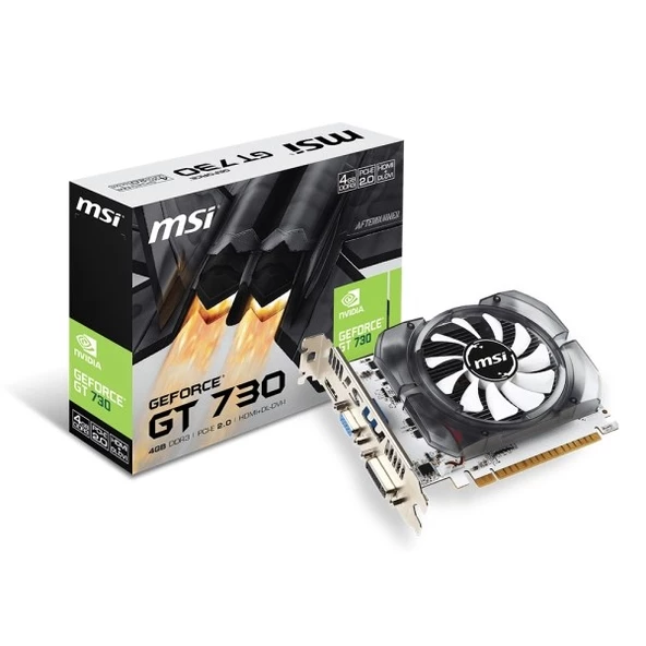 MSI 4GB GT730 N730 4GD3V2 DDR3 128bit HDMI-DVI PCIE 2.0