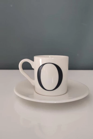 DECORIUM KUM O HARFİ KAHVE FİNCANI