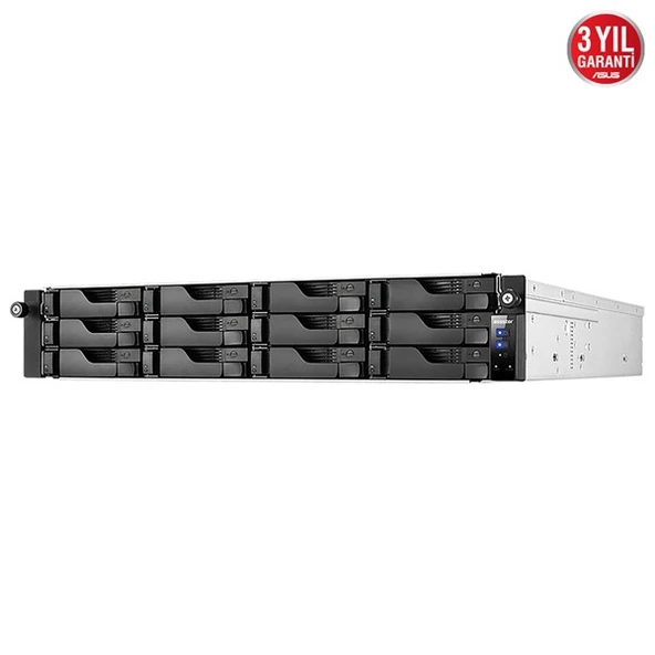 ASUSTOR AS6512RD-32GB ATOM QC C3538-32GB RAM-12-diskli RACK NAS SUNUCU - 3