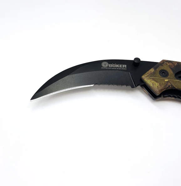 Böker Karambit Outdoor Çakı - Yeşil - 6