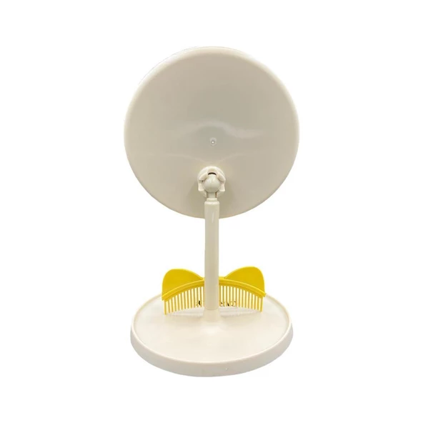 Carelly CR-0879 Ayaklı Masa Aynası + Tarak-Krem - 3