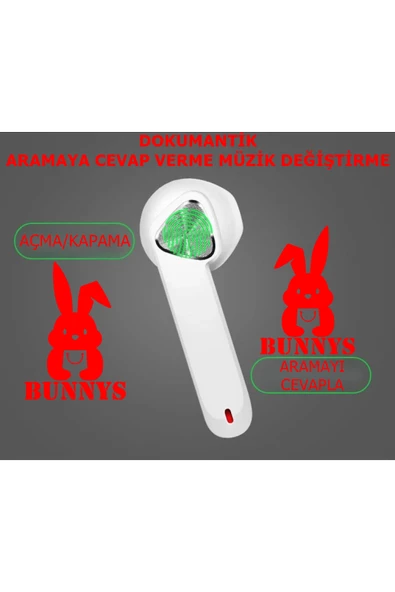 Bluetooth Kulaklık Xiaomi Mi 11 Uyumlu Kızaklı Kablosuz Kulaklık - 6