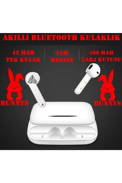 Bluetooth Kulaklık Samsung Galaxy Z Flip Uyumlu Kızaklı Kablosuz Kulaklık - 4