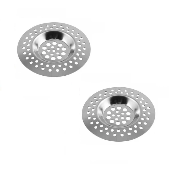 Gondol Paslanmaz Metal Lavabo Süzgeci (G-121) 2 Adet GKH
