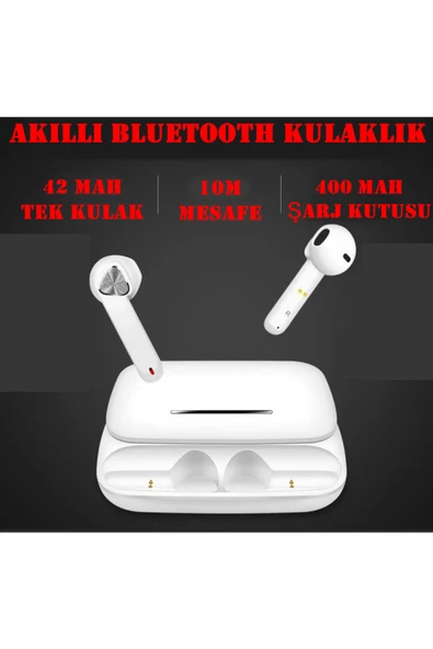 Samsung Galaxy Z Flip Uyumlu Kızaklı Kablosuz Bluetooth Kulaklık - 5