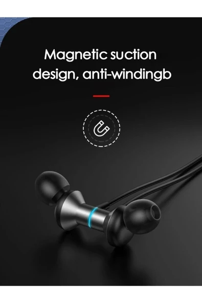 Xiaomi Mi 10 Uyumlu Kulaklık Ense Tipi Su geçirmez Sporcu Kulaklığı - Resim 8