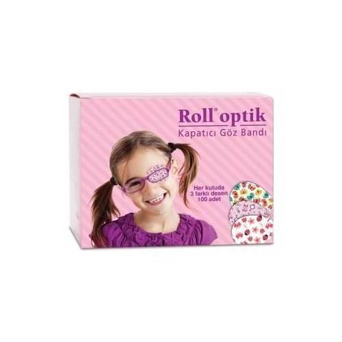 Roll Optik Kapatıcı Göz Bandı Kız Çocuk İçin 100'lü