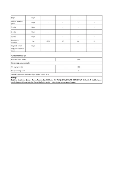 Samsung RB58DS75ESA/TR Kombi No Frost Inox Buzdolabı - Resim 4