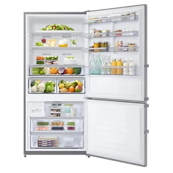 Samsung RB58DS75ESA/TR Kombi No Frost Inox Buzdolabı - Resim 8