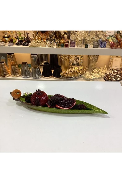Dekoratif Patlak Narlı Uzun Yaprak - 3