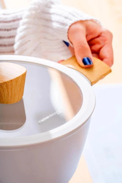 Acar Ultimate Pro 7 Parça Ahşap Saplı Döküm Tencere Seti BFT-06768 - 3