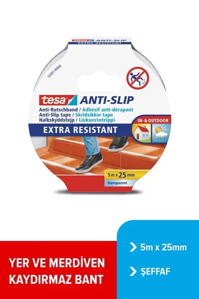 Tesa Antı-Slıp Transparent 5*25 Mm. Bant 55587-00011-11