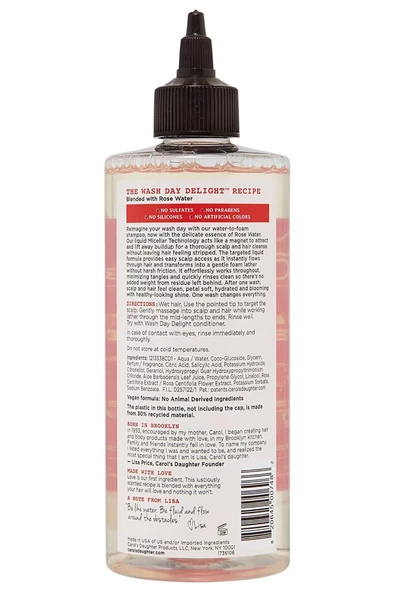 Carol’s Daughter Wash Day Delight Rose Sülfatsız Şampuan 500ML - 2