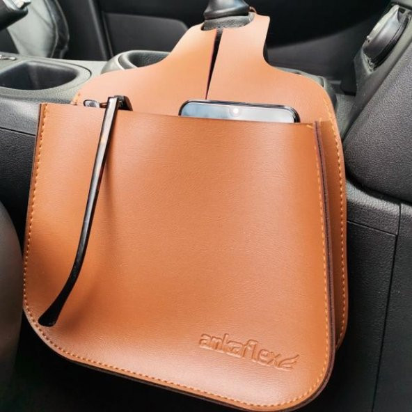 Araba Koltuk Arkası Bagaj Organizer + Oto Vites Düzenleyici Telefon Tutucu Çanta Araç Set-1 - 7