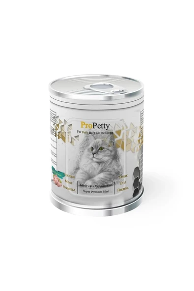 Tahılsız Tavuk Etli Yetişkin Kedi Konserve Maması 24 x 415 Gr.