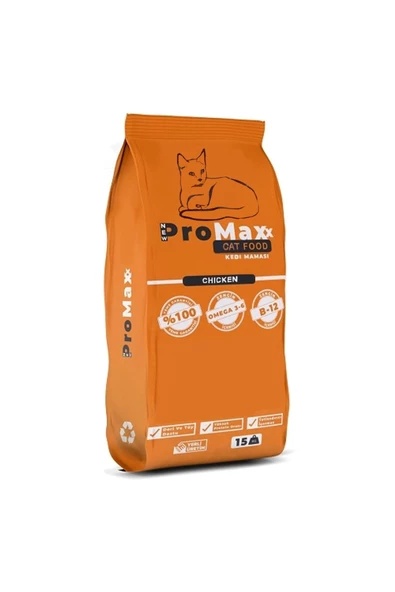 X Tavuk Etli Kuru Kedi Maması 15 Kg.