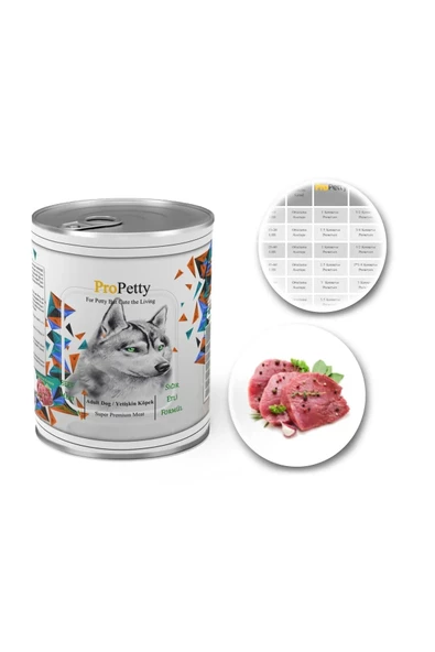 Tahılsız Sığır Etli Yavru Köpek Konserve Maması 24 x 415 Gr.