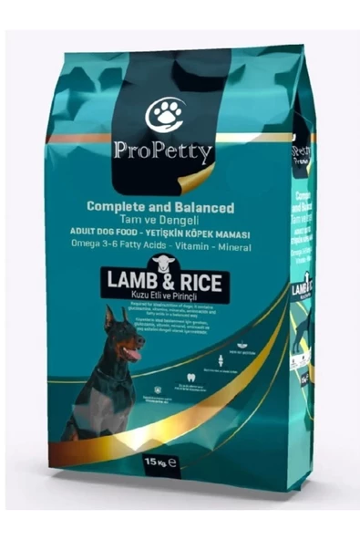 Kuzu Etli Ve Pirinçli Yetişkin Kuru Köpek Maması 15 Kg. & Mama Kabı Hediye. - 2